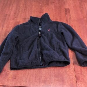 Kids Black Fleece Jacket